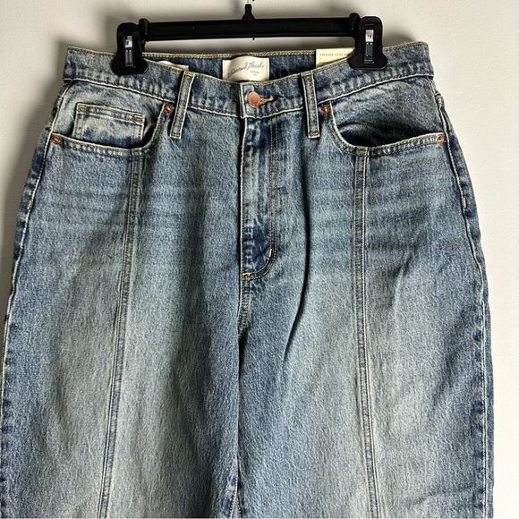 New Universal Thread Vintage Straight Leg Stretch Jeans Size 12/31 Regular Baggy - Picture 3 of 11